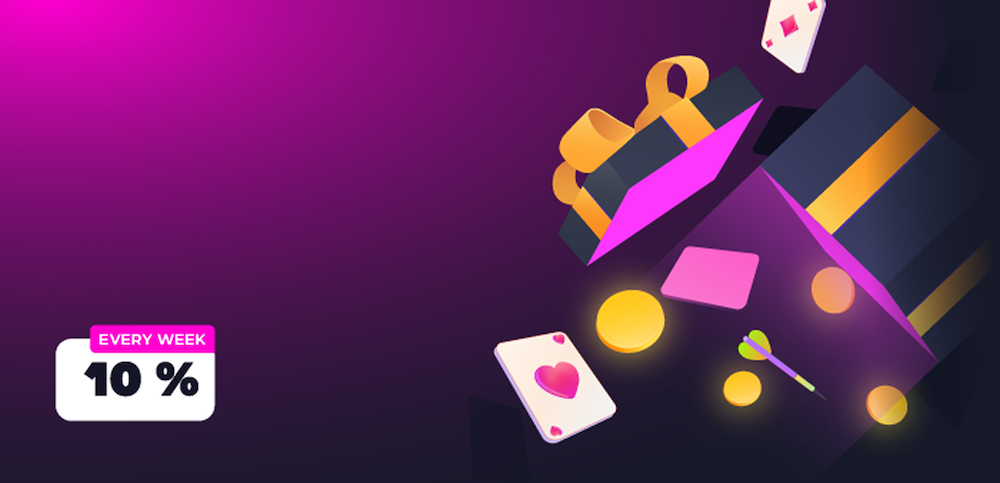 Unlock 10 % Rakeback - Every Week, Every Bet!