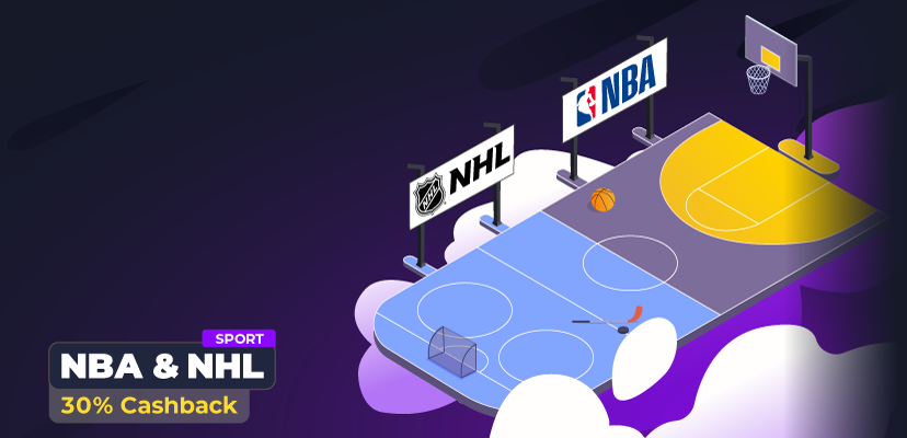 30% NBA & NHL LOSSBACK